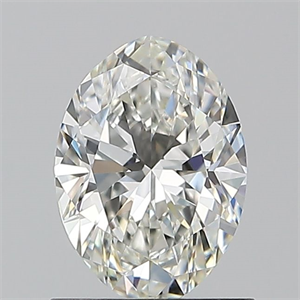 Picture of Natural Diamond 0.90 Carats, Oval with  Cut, H Color, VVS2 Clarity and Certified by GIA