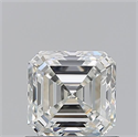 Natural Diamond 1.01 Carats, Asscher with  Cut, H Color, VS2 Clarity and Certified by GIA