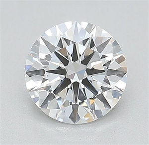 Picture of Lab Grown Diamond 1.02 Carats, Round with Excellent Cut, D Color, VVS1 Clarity and Certified by IGI