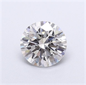 Lab Grown Diamond 1.18 Carats, Round with Ideal Cut, G Color, VVS2 Clarity and Certified by IGI