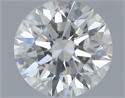 Natural Diamond 0.71 Carats, Round with Excellent Cut, H Color, VVS1 Clarity and Certified by GIA