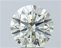 Diamante Natural 3.05 quilates, Redondo , Color N, claridad VS1 y certificado GIA