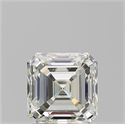 Diamante Natural 1.50 quilates, Asscher , Color K, claridad VVS1 y certificado GIA