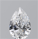 Diamante Natural 0.50 quilates, De pera , Color D, claridad VVS2 y certificado GIA