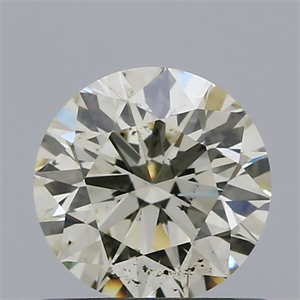 Picture of Natural Diamond 0.72 Carats, Round with Excellent Cut, L Color, SI1 Clarity and Certified by IGI