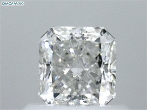 Foto Diamante Natural 0.72 quilates, Radiante , Color E, claridad SI1 y certificado GIA de