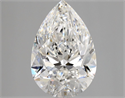 Diamante Natural 2.50 quilates, De pera , Color F, claridad VS2 y certificado GIA