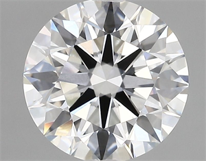 Picture of Lab Grown Diamond 2.88 Carats, Round with Ideal Cut, E Color, VVS1 Clarity and Certified by IGI