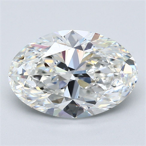 Picture of Natural Diamond 3.50 Carats, Oval with  Cut, G Color, VVS2 Clarity and Certified by GIA