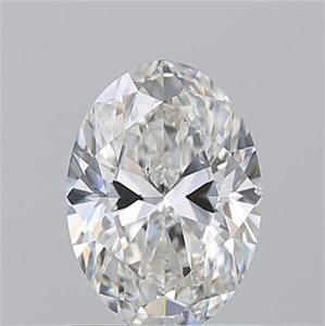 Picture of Natural Diamond 1.01 Carats, Oval with  Cut, G Color, SI2 Clarity and Certified by GIA