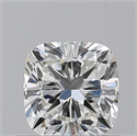 Diamante Natural 0.72 quilates, Del cojín , Color H, claridad VVS2 y certificado GIA
