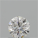 Natural Diamond 0.70 Carats, Round with Excellent Cut, F Color, VVS1 Clarity and Certified by GIA