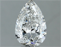 Diamante Natural 0.60 quilates, De pera , Color G, claridad SI2 y certificado GIA