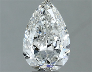 Foto Diamante Natural 0.60 quilates, De pera , Color G, claridad SI2 y certificado GIA de