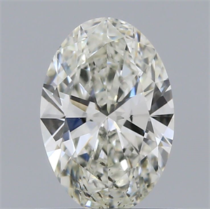 Picture of Natural Diamond 0.60 Carats, Oval with  Cut, J Color, SI2 Clarity and Certified by GIA