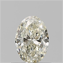 Diamante Natural 0.52 quilates, Ovalado , Color M, claridad VVS2 y certificado GIA