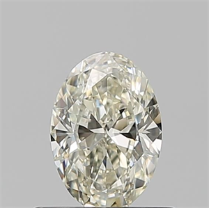 Picture of Natural Diamond 0.52 Carats, Oval with  Cut, M Color, VVS2 Clarity and Certified by GIA