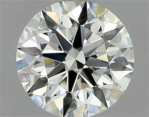 Picture of Natural Diamond 0.75 Carats, Round with Excellent Cut, J Color, VS1 Clarity and Certified by GIA