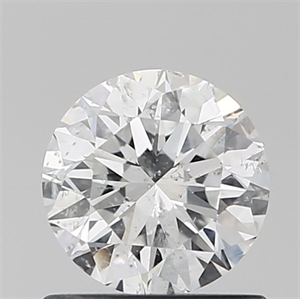 Picture of Natural Diamond 0.70 Carats, Round with Excellent Cut, F Color, SI2 Clarity and Certified by IGI