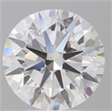 Lab Grown Diamond 5.50 Carats, Round with Excellent Cut, E Color, VS1 Clarity and Certified by IGI