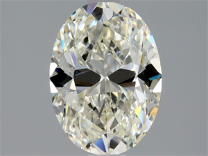 Picture of Natural Diamond 1.70 Carats, Oval with  Cut, K Color, SI1 Clarity and Certified by GIA