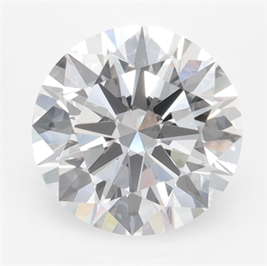 Picture of Lab Grown Diamond 2.79 Carats, Round with Ideal Cut, D Color, IF Clarity and Certified by IGI