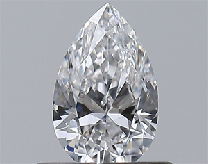 Foto Diamante Natural 0.46 quilates, De pera , Color D, claridad VS1 y certificado GIA de