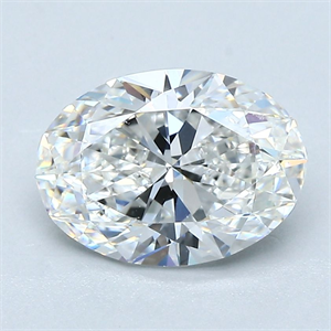 Picture of Natural Diamond 1.92 Carats, Oval with  Cut, F Color, VS1 Clarity and Certified by GIA