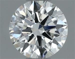 Picture of Natural Diamond 0.71 Carats, Round with Excellent Cut, H Color, SI1 Clarity and Certified by GIA