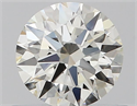 Diamante Natural 0.54 quilates, Redondo , Color H, claridad IF y certificado IGI