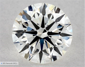 Foto Diamante Natural 0.58 quilates, Redondo , Color J, claridad VVS1 y certificado GIA de