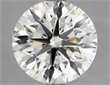 Diamante Natural 2.54 quilates, Redondo , Color K, claridad IF y certificado HRD