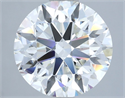 Natural Diamond 3.00 Carats, Round with Excellent Cut, H Color, VS1 Clarity and Certified by IGI