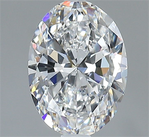 Picture of Natural Diamond 1.70 Carats, Oval with  Cut, E Color, VS1 Clarity and Certified by GIA