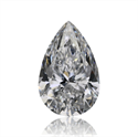 Natural Diamond 0.70 Carats, Pear with  Cut, D Color, VS2 Clarity and Certified by GIA