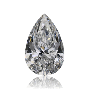 Picture of Natural Diamond 0.70 Carats, Pear with  Cut, D Color, VS2 Clarity and Certified by GIA