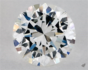 Picture of Natural Diamond 3.49 Carats, Round with Very Good Cut, E Color, VS2 Clarity and Certified by GIA