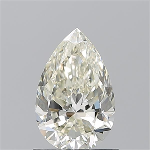 Picture of Natural Diamond 1.01 Carats, Pear with  Cut, M Color, VVS1 Clarity and Certified by GIA