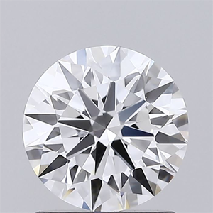 Picture of Lab Grown Diamond 1.03 Carats, Round with Ideal Cut, D Color, VVS2 Clarity and Certified by IGI