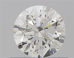 Foto Diamante Natural 0.54 quilates, Redondo , Color G, claridad SI1 y certificado GIA de