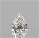 Natural Diamond 0.50 Carats, Pear with  Cut, G Color, VS1 Clarity and Certified by GIA