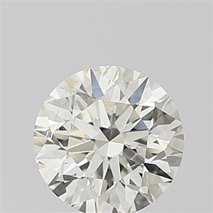Picture of Natural Diamond 0.71 Carats, Round with Excellent Cut, K Color, SI2 Clarity and Certified by IGI