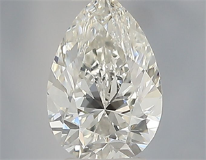 Picture of Natural Diamond 0.32 Carats, Pear with  Cut, G Color, VS1 Clarity and Certified by IGI