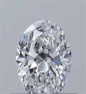Picture of Natural Diamond 0.40 Carats, Oval with  Cut, D Color, VVS1 Clarity and Certified by GIA