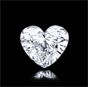 Natural Diamond 5.02 Carats, Heart with  Cut, D Color, VVS1 Clarity and Certified by GIA