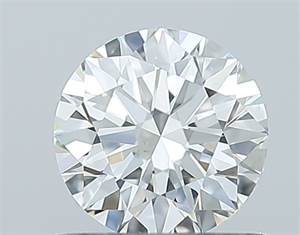 Picture of Natural Diamond 0.70 Carats, Round with Excellent Cut, H Color, VS2 Clarity and Certified by GIA