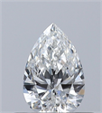 Diamante Natural 0.33 quilates, De pera , Color F, claridad VVS2 y certificado GIA