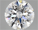 Natural Diamond 1.70 Carats, Round with Excellent Cut, D Color, VVS1 Clarity and Certified by GIA