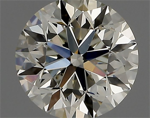 Picture of Natural Diamond 0.51 Carats, Round with Very Good Cut, K Color, VS2 Clarity and Certified by IGI