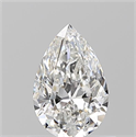 Natural Diamond 0.72 Carats, Pear with  Cut, F Color, VVS1 Clarity and Certified by GIA